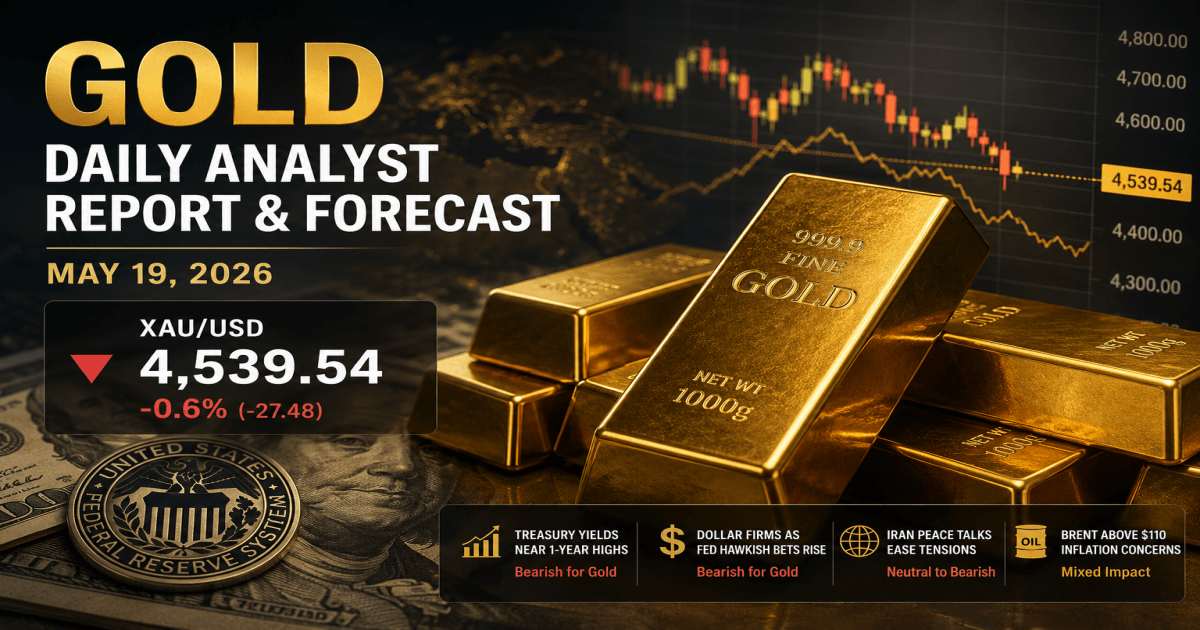 Gold Daily Analyst Report & Forecast, May 19, 2026