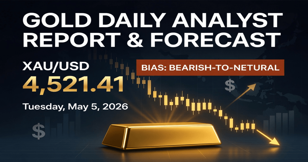 Gold Daily Analyst Report & Forecast – Tuesday, May 5, 2026
