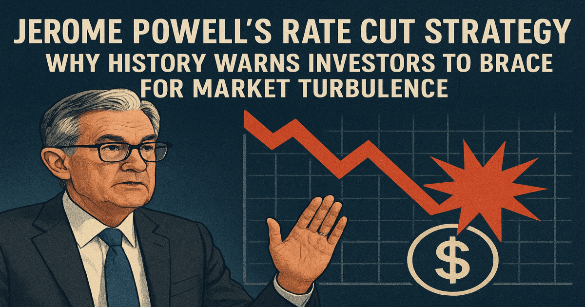 Jerome Powell's Rate Cut Strategy: Why History Warns Investors to Brace for Market Turbulence Ahead