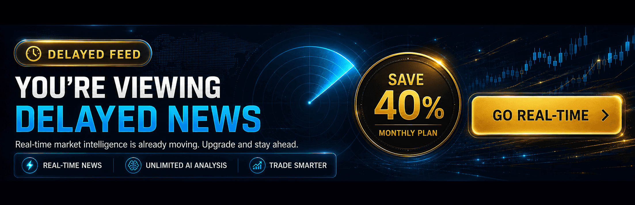 You're viewing delayed news. Save 40% on the monthly FX Radar Premium plan and go real-time.